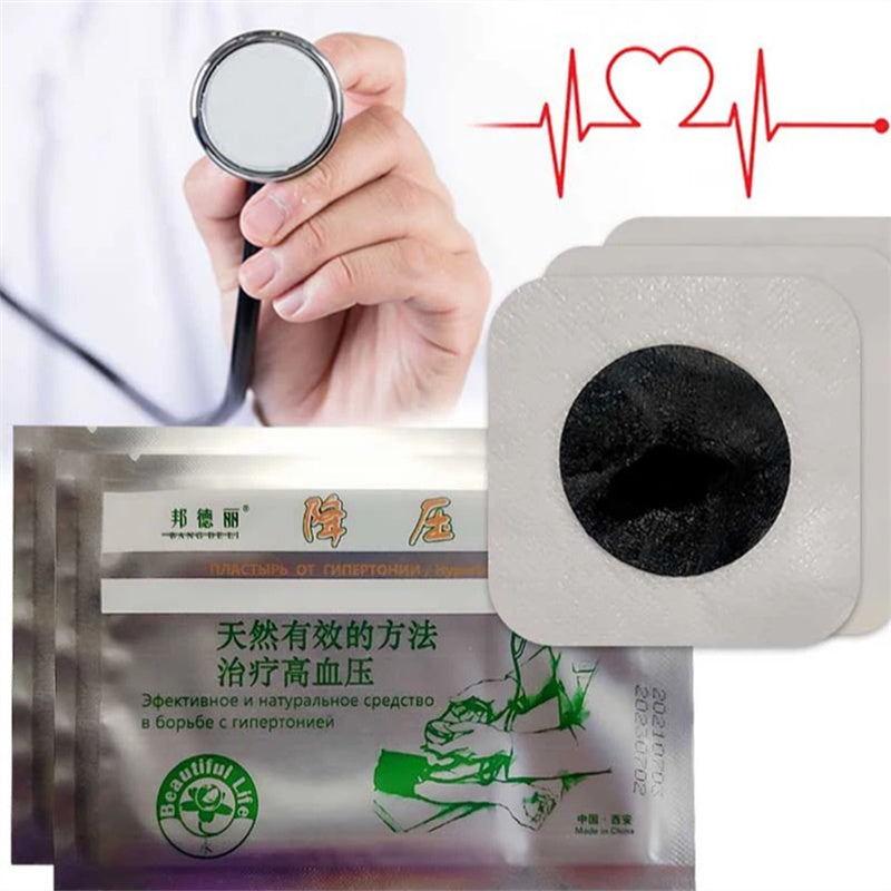 Reducing blood pressure health patch